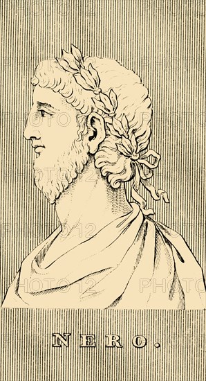 'Nero', (37- 68 AD), 1830. Creator: Unknown.