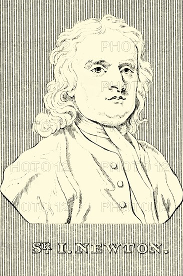 'I. Newton', (1642-1727), 1830. Creator: Unknown.