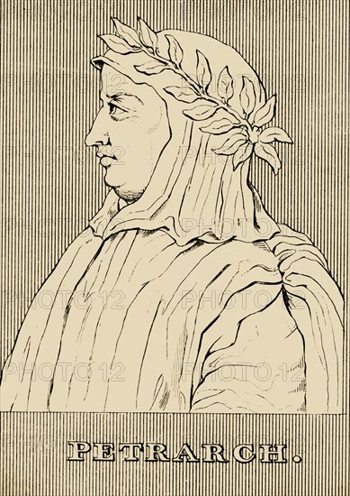 'Petrarch', (1304-1374), 1830. Creator: Unknown.