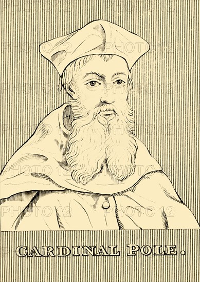 'Cardinal Pole', (1500-1558), 1830. Creator: Unknown.