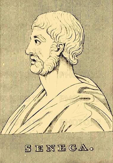 'Seneca',  (c4 BC-AD 65), 1830. Creator: Unknown.
