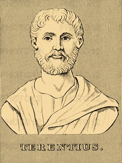 'Terentius', (c195-c 159 BC), 1830. Creator: Unknown.