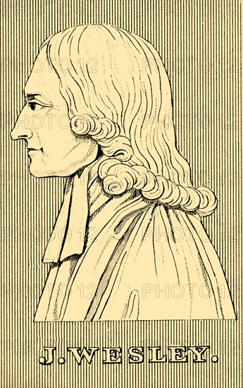 'J. Wesley', (1703-1791), 1830. Creator: Unknown.