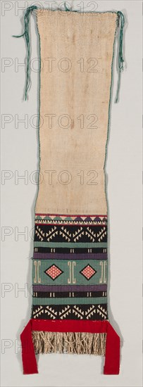 Hopi Brocade style Dance Sash, c. 1880-1900. Creator: Unknown.