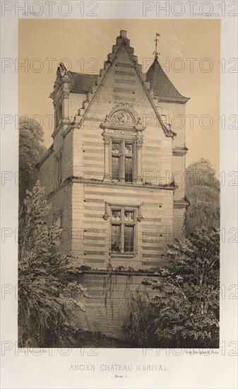 ...Pl. 55, Ancien Château DÉrival (Aisne), 1860. Creator: Victor Petit (French, 1817-1874).