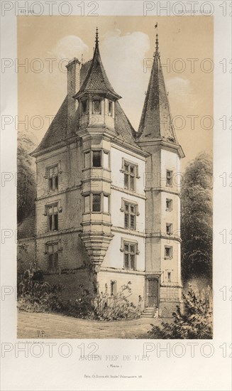 ...Pl. 61, Ancien Fief De Fley (Nièvre), 1860. Creator: Victor Petit (French, 1817-1874).