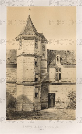 ...Pl. 87, Prieuré de Sainte Gaudulfe (Eure), 1860. Creator: Victor Petit (French, 1817-1874).