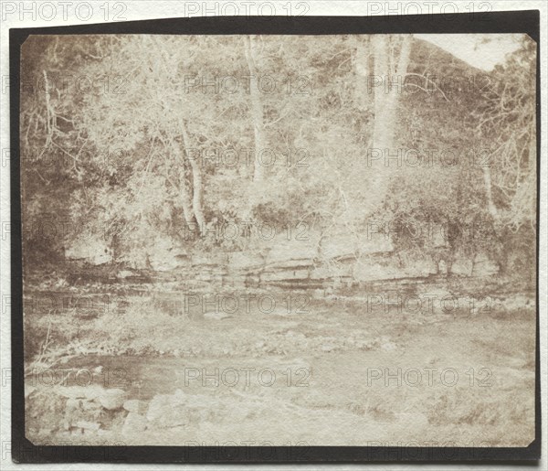 A Mountain Rivulet Which Flows at the Foot of Doune Castle, 1844. Creator: William Henry Fox Talbot (British, 1800-1877).