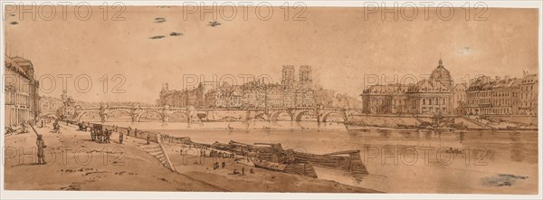 A Selection of Twenty of the Most Picturesque Views in Paris?, 1802. Creator: Thomas Girtin (British, 1775-1802).