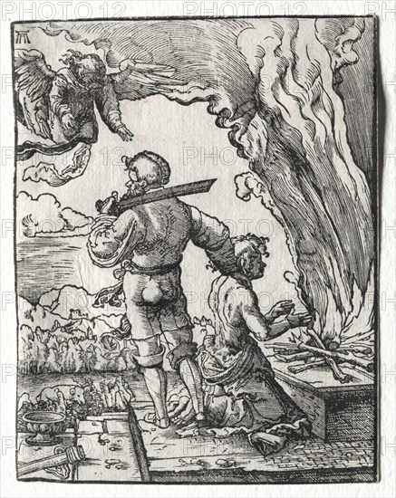 Abraham's Sacrifice, c. 1520. Creator: Albrecht Altdorfer (German, c. 1480-1538).