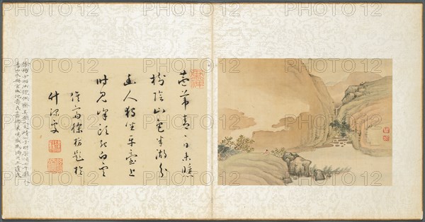 Album of Miscellaneous Subjects, Leaf 3, 1600s. Creator: Fan Qi (Chinese, 1616-aft 1694).