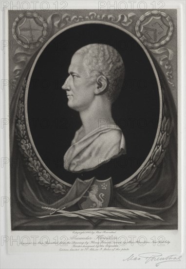 Alexander Hamilton, 1901. Creator: Max Rosenthal (American, 1833-1918).