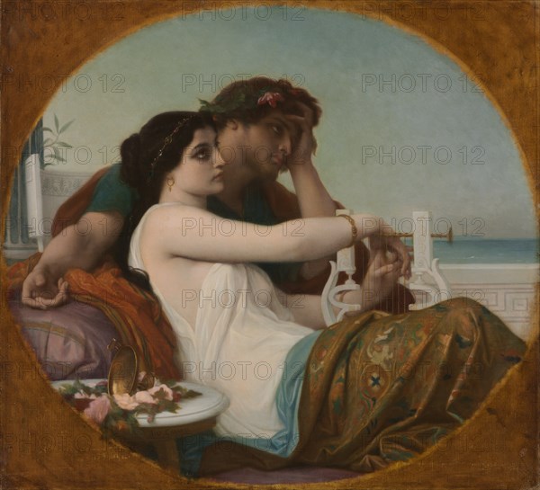 Algae and Boniface, c. 1857. Creator: Alexandre Cabanel (French, 1823-1889).