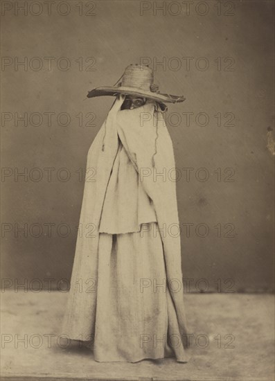 Algerian Woman, late 1850s. Creator: Gustave de Beaucorps (French, 1825-1906).