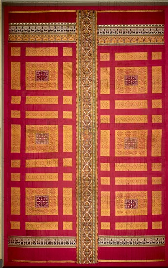 Alhambra Palace Silk Curtain, mid 1300s. Creator: Unknown.