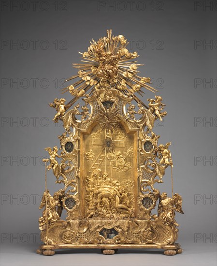 Altarpiece with Relics, c. 1735-1740. Creator: Joseph Matthias Götz (German, 1696-1760); Workshop, and.