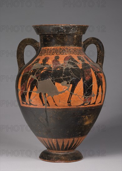 Amphora, 500s BC. Creator: Unknown.