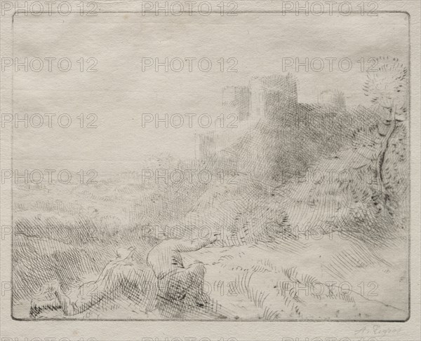 An Old Chateau. Creator: Alphonse Legros (French, 1837-1911).