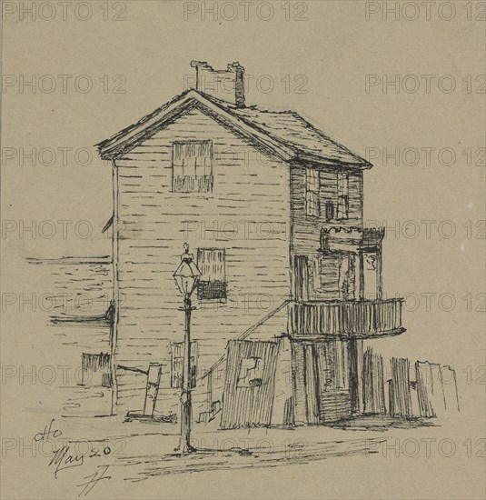 An Old House, Cleveland. Creator: Otto H. Bacher (American, 1856-1909).