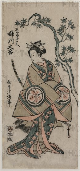 Anekawa Daisuke as Ayame-no-mae, 1760. Creator: Torii Kiyomitsu (Japanese, 1735-1785).