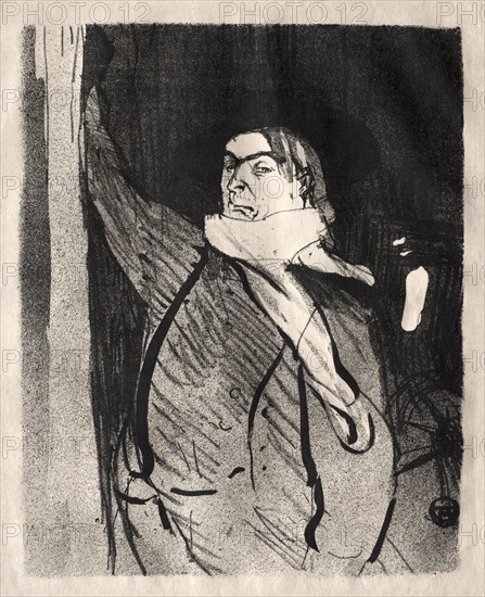 Aristide Bruant, 1893. Creator: Henri de Toulouse-Lautrec (French, 1864-1901).
