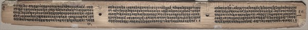 Folio 37 from a Gandavyuha-sutra (Scripture of the Supreme Array), 1000-1100s. Creator: Unknown.