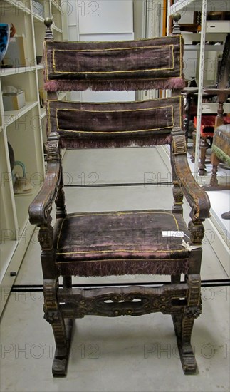 Armchair, 1500s. Creator: Unknown.