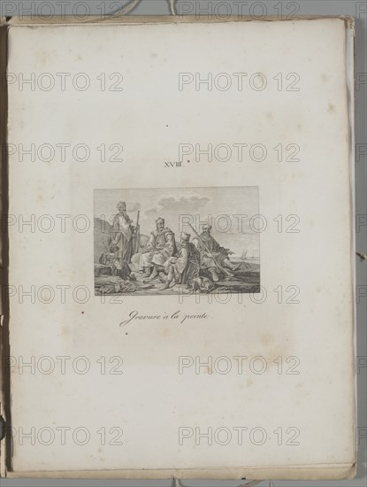 Art of the Lithograph: Albanian, Plate XVIII, 1819. Creator: Alois Senefelder (German, 1771-1834).