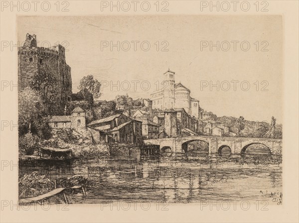 Auguste Lepère: Clisson (Loire-Maritime), 1909. Creator: Auguste Louis Lepère (French, 1849-1918).