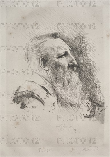 Auguste Rodin, 1900. Creator: Albert Besnard (French, 1849-1934).