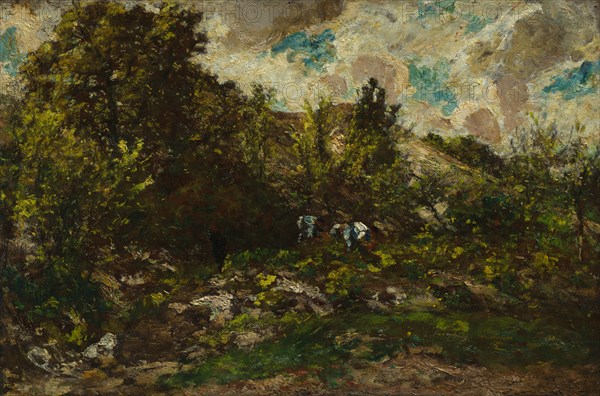 Autumn, c. 1867-1869. Creator: Adolphe Monticelli (French, 1824-1886).