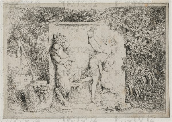 Bacchanales: The Satyr's Dance , 1763. Creator: Jean-Honoré Fragonard (French, 1732-1806).