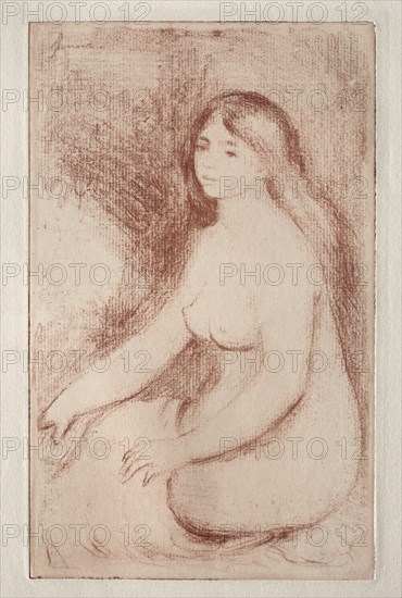 Baigneuse assise, c. 1905. Creator: Pierre-Auguste Renoir (French, 1841-1919).