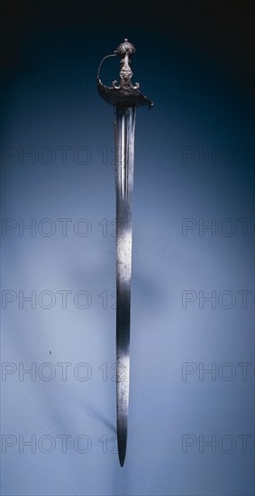 Basket-Hilt Broadsword ("Mortuary Sword"), hilt: c. 1640-1650; blade: 18th Century. Creator: Unknown.