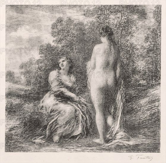 Bathers, 1881. Creator: Henri Fantin-Latour (French, 1836-1904).