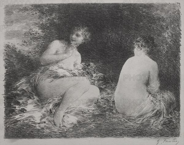Bathers, 1899. Creator: Henri Fantin-Latour (French, 1836-1904).