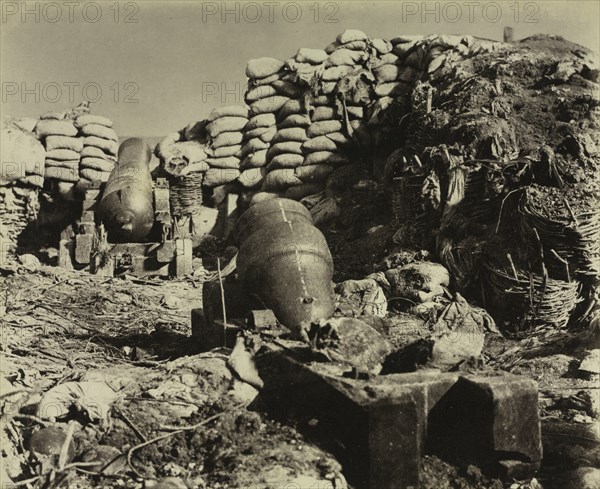 Battery, Malakoff, 1855. Creator: Leon-Eugéne Méhédin (French, 1828-1905); Col. Charles Langlois (French, 1789-1870).