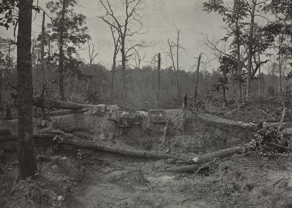 Battlefield of New Hope Church, Georgia, No. 2, 1865-1866. Creator: George N. Barnard (American, 1819-1902).