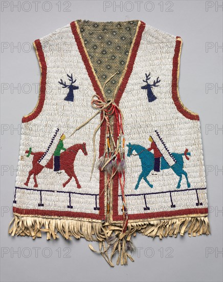 Beaded Child's Vest, c 1890-1900. Creator: Unknown.