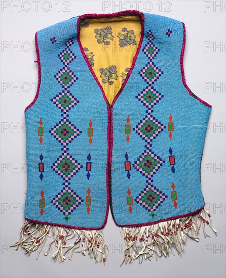 Beaded Vest, c 1900. Creator: Unknown.