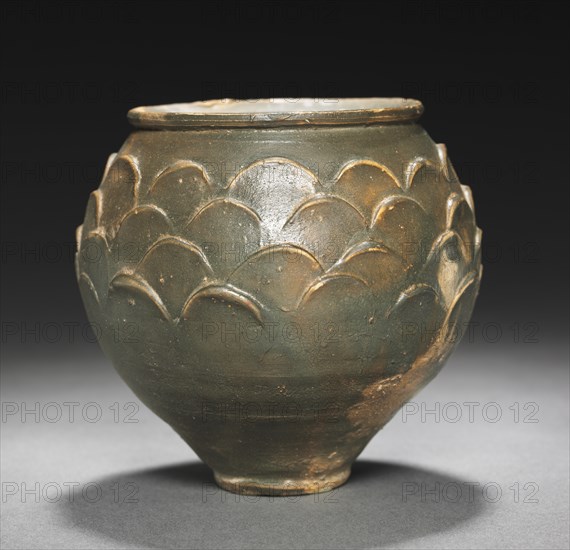 Beaker with Scale Pattern, 1-100. Creator: Unknown.