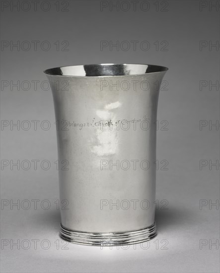 Beaker, c. 1715. Creator: Moody Russell (American, 1694-1761).