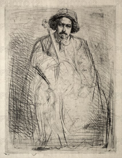 Becquet, 1871. Creator: James McNeill Whistler (American, 1834-1903).