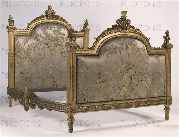 Bed, 1700s. Creator: Georges Jacob (French, 1739-1814), attributed to.