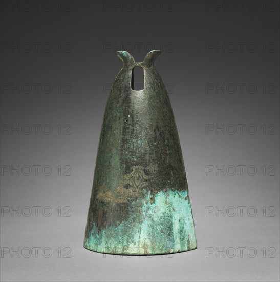 Bell with Diamond-Shaped Insignia, 300s-100s BC. Creator: Unknown.