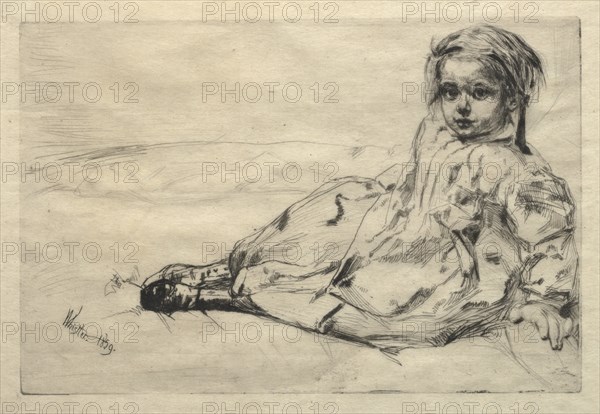 Bibi Valentin, 1859. Creator: James McNeill Whistler (American, 1834-1903).