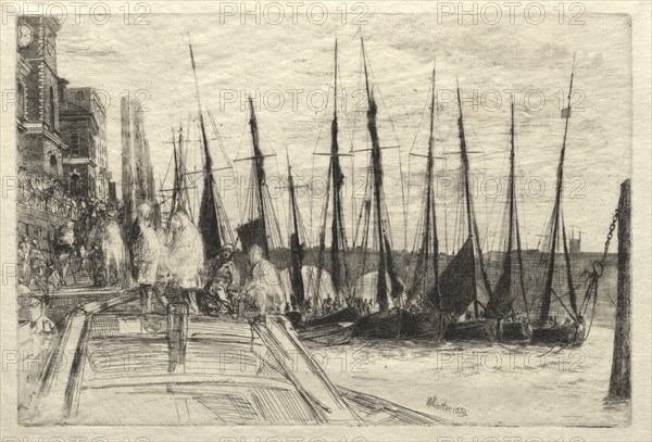Billingsgate, 1859. Creator: James McNeill Whistler (American, 1834-1903).