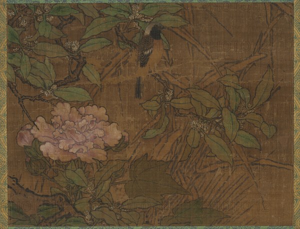 Birds and Flowers, mid-1400s-early 1500s. Creator: Sessh? T?y? (Japanese, 1420-1506), attributed to.