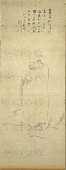 Bodhidharma Crossing the Yangzi on a Reed, 1300s. Creator: Unknown.