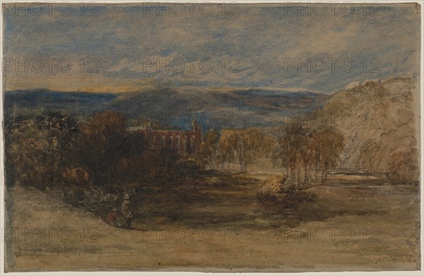 Bolton Abbey, c. late 1840s-1857. Creator: David Cox (British, 1783-1859).